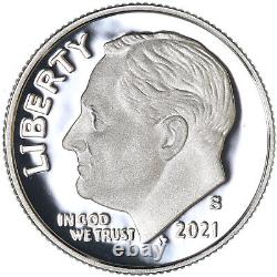 2021 S Proof Set Original Box & COA 7 Coins 99.9% Silver