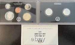 2021-S SILVER Proof Set With Box & C. O. A. 7 COIN SET Free Shipping