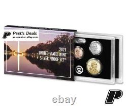 2021-S Silver Proof Set with Box & COA 21RH 99.9% Silver PRE-SALE -Mr Peet