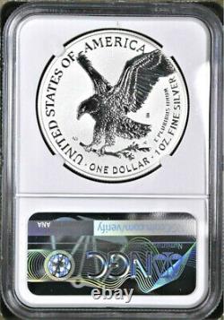 2021 S, Type 2, Reverse Proof Silver Eagle From Designer Set, Ngc Rev Pf 70 Fr