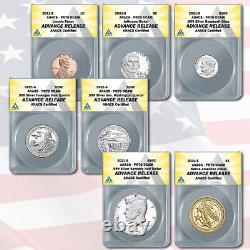 2021-S US Silver Proof Set PR70 Advanced Releases