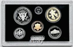 2021 S United States Mint 7-coin Silver Proof Set Box/coa