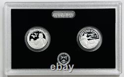 2021 S United States Mint 7-coin Silver Proof Set Box/coa