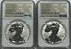 2021 S W $1 Ngc Pf69 Reverse Proof Early Release Silver Eagle 2pc Designer Set