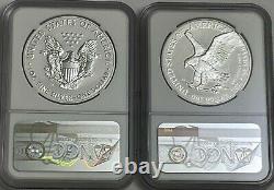 2021 S W $1 NGC PF69 REVERSE PROOF EARLY RELEASE SILVER EAGLE 2pc DESIGNER SET
