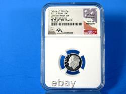 2021 S & W, 6-Coin, Limited Edition Silver Proof Set NGC Pf 70 Ucam, FDOI Sign