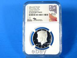 2021 S & W, 6-Coin, Limited Edition Silver Proof Set NGC Pf 70 Ucam, FDOI Sign