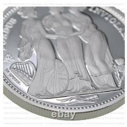 2021 St Helena The Three Graces 2oz Silver Proof Two Pound Boxed with Cert