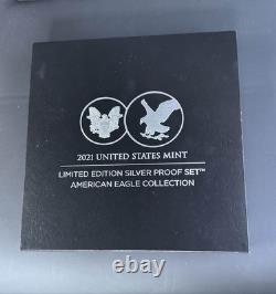 2021 US Mint Edition Silver Proof Set American Eagle Collection OGP COA