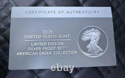 2021 US Mint Edition Silver Proof Set American Eagle Collection OGP COA
