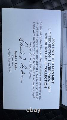2021 US Mint Edition Silver Proof Set American Eagle Collection OGP COA