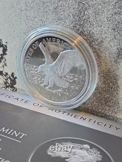 2021 US Mint Limited Edition Silver Proof Set OGP COA 2 Proof Eagles Tuskegee NP