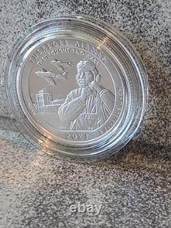 2021 US Mint Limited Edition Silver Proof Set OGP COA 2 Proof Eagles Tuskegee NP