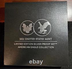 2021 US Mint Limited Edition Silver Proof Set with COA