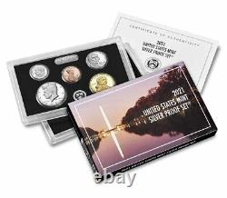 2021 US Mint Silver Proof Set (Full Set)