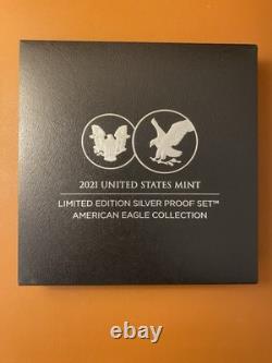 2021 United States Mint Limited Edition Silver Proof Set (21RCN) with Eagle