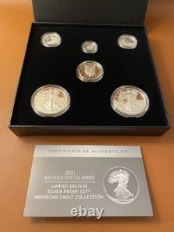 2021 United States Mint Limited Edition Silver Proof Set (21RCN) with Eagle