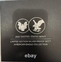 2021 W & S Limited Edition Silver Proof Set 6 Coins OGP