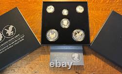 2021 W & S Proof Silver Eagle Limited Edition Proof Set In Ogp