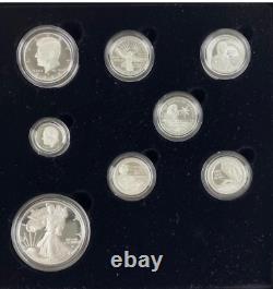 2022 American Women's Silver Proof Set Quarters W Box COA 1st in Series Limited