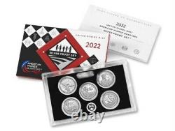 2022-S AMERICAN WOMEN QUARTERS 99% SILVER PROOF 5 Coins PRE-SALE