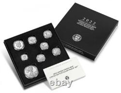 2022-S Limited Edition Silver. 999 Proof Set Box/COA
