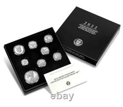 2022 S'Limited Edition' Silver Proof 8-Coin Set 22RC +COA/BOX