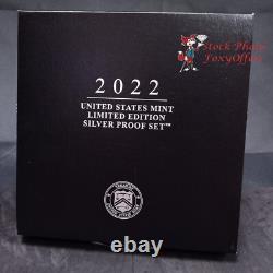 2022 S Limited Edition Silver Proof 8 Coin Set OGP Mint