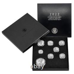 2022-S Limited Edition Silver Proof 8pc Set Box & OGP
