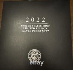 2022 S Limited Edition Silver Proof Set With OGP & COA
