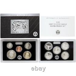 2022 S Proof Set Original Box & COA 10 Coins. 999% Silver