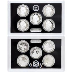2022 S Proof Set Original Box & COA 10 Coins. 999% Silver