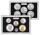 2022 S Silver Proof Set 10 Coins With 5 Awq Quarters, Ogp And Coa