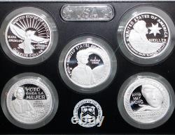 2022 S US Mint ANNUAL 10 Coin SILVER Proof Set with Box and COA