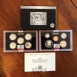 2022 S US Mint Silver Proof Coin Set NGC GEM Proof First Day of issue OGP