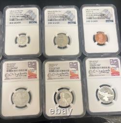 2022 Silver Proof Set 10pc NGC 70