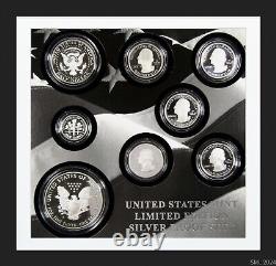 2022 US Mint Annual LIMITED Edition Silver Proof Set 2.5 oz FREE SHIPPING