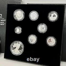 2022 United States States Mint Limited Edition Silver Proof Set with Box & COA