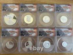 2022-s Limited Edition Silver Proof Set Complete 8 Coin Set All Pr70 Dcam