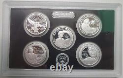 2022-s Silver US Mint 10 Coin PROOF Set with Box & COA. #007