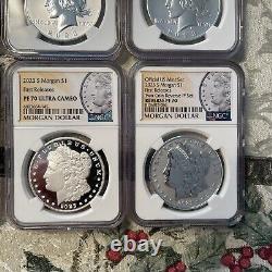 2023 Morgan And Peace Dollar 6 Piece Set First Release Set