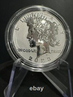 2023 Morgan And Peace Dollar Reverse Proof Two-coin Set Coa. 859 Troy Oz