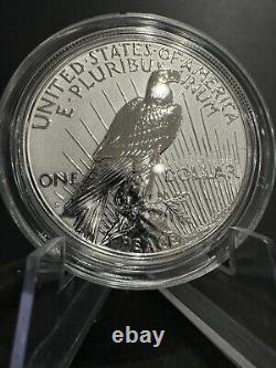 2023 Morgan And Peace Dollar Reverse Proof Two-coin Set Coa. 859 Troy Oz