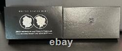 2023 Morgan And Peace Dollar Reverse Proof Two-coin Set Coa. 859 Troy Oz