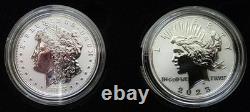2023 Morgan & Peace Dollar Reverse Proof Silver Two-Coin Set
