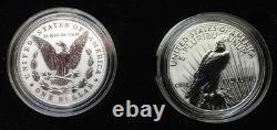 2023 Morgan & Peace Dollar Reverse Proof Silver Two-Coin Set