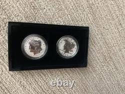 2023 Morgan and Pease dollar reverse proof set Direct from the Mint withCOA
