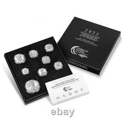 2023-S Limited Edition Silver Proof Set 8pcs Set Box, OGP & COA