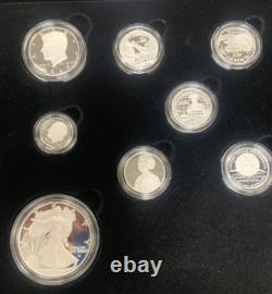 2023-S Limited Edition Silver Proof Set 8pcs Set Box, OGP & COA