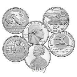 2023-S Limited Edition Silver Proof Set 8pcs Set Box, OGP & COA